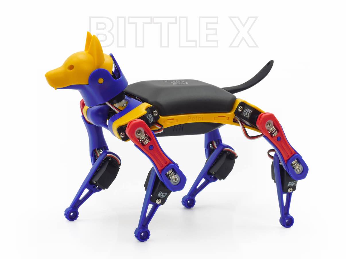Bittle X shown in left-facing side profile