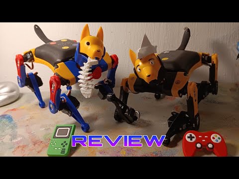 Video still: Petoi Bittle X: AWESOME New Programmable Quadruped Robot Dog Review + comparison to Original Bittle!