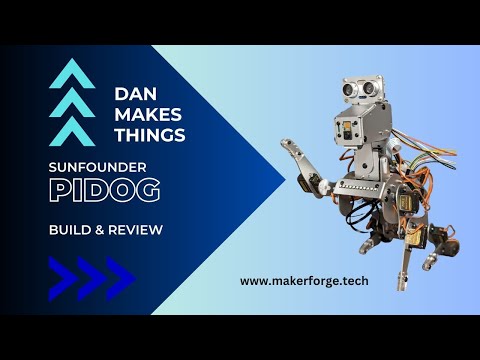 Video still: SunFounder PiDog | Review and Build | Dan Makes Things
