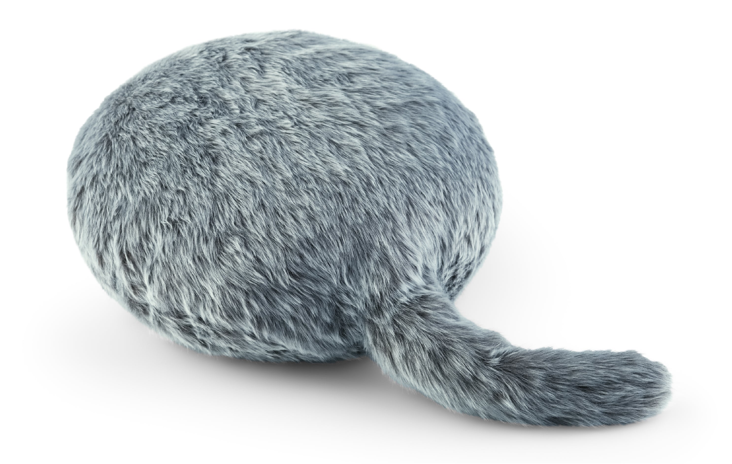 Product shot of Qoobo in Husky Gray colorway