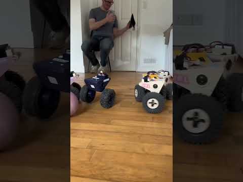 Video still: Here's another way to play with our robots: football—for advanced users only ⚽