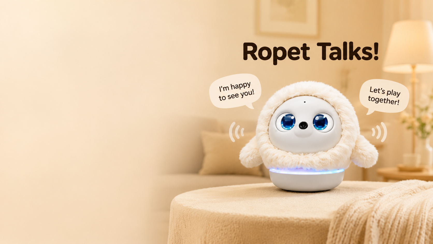 Homepage hero marketing image of Ropet (large lifestyle/marketing render)